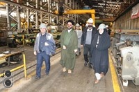 بازدید مدیران ارشد اداره کار قم و وزارت کار از شرکت فولاد غرب آسیا