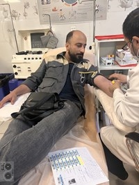اهداء خون به مناسبت هفته کرامت