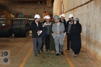 بازدید مدیران ارشد اداره کار قم و وزارت کار از شرکت فولاد غرب آسیا