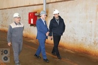 بازدید مدیران ارشد اداره کار قم و وزارت کار از شرکت فولاد غرب آسیا