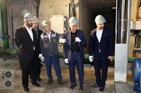 بازدید نایب رئیس و رئیس اتاق بازرگانی استان قم از شرکت فولادغرب آسیا