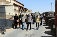 تور آموزشی دانشجویان دانشکده علوم پایه دانشگاه قم به شرکت فولادغرب آسیا