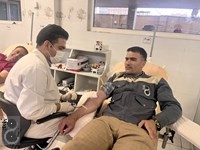 اهداء خون به مناسبت هفته کرامت